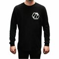 Baja Designs BD Black Men's Long Sleeve Shirt Large 980035